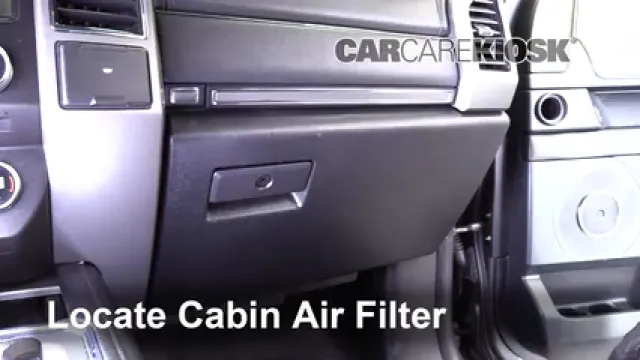 2018 Ford Expedition Max XLT 3.5L V6 Turbo Filtre à air (intérieur) Changement